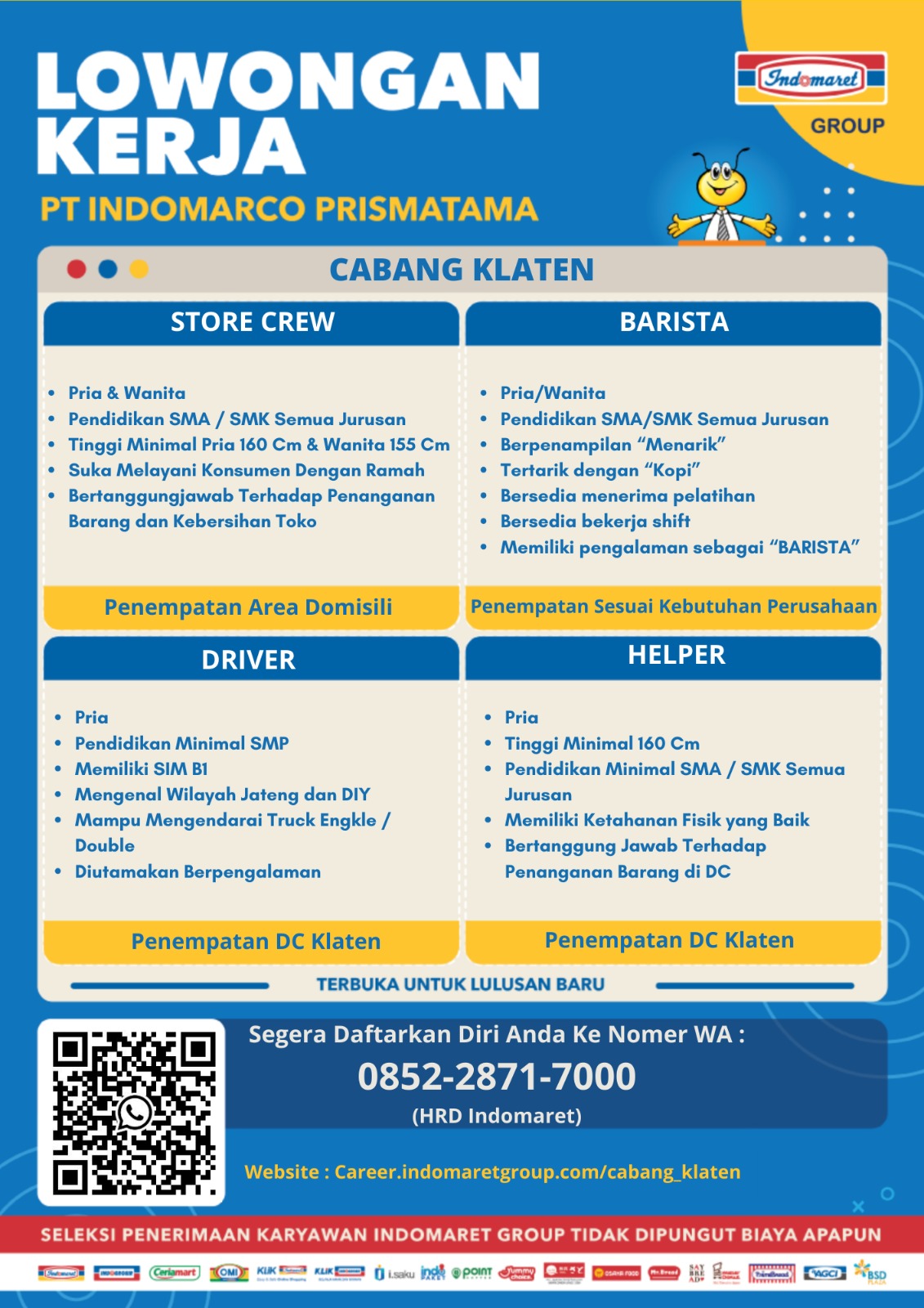 LOKER INDOMARET