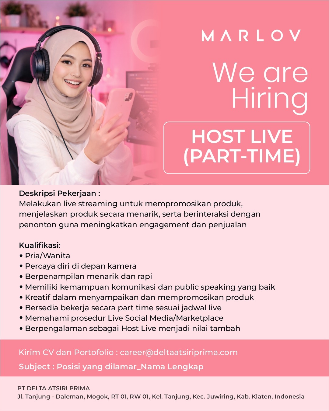 Host Live (Part-Time)