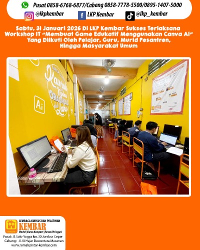 Foto Kegiatan 2 - LPK KEMBAR