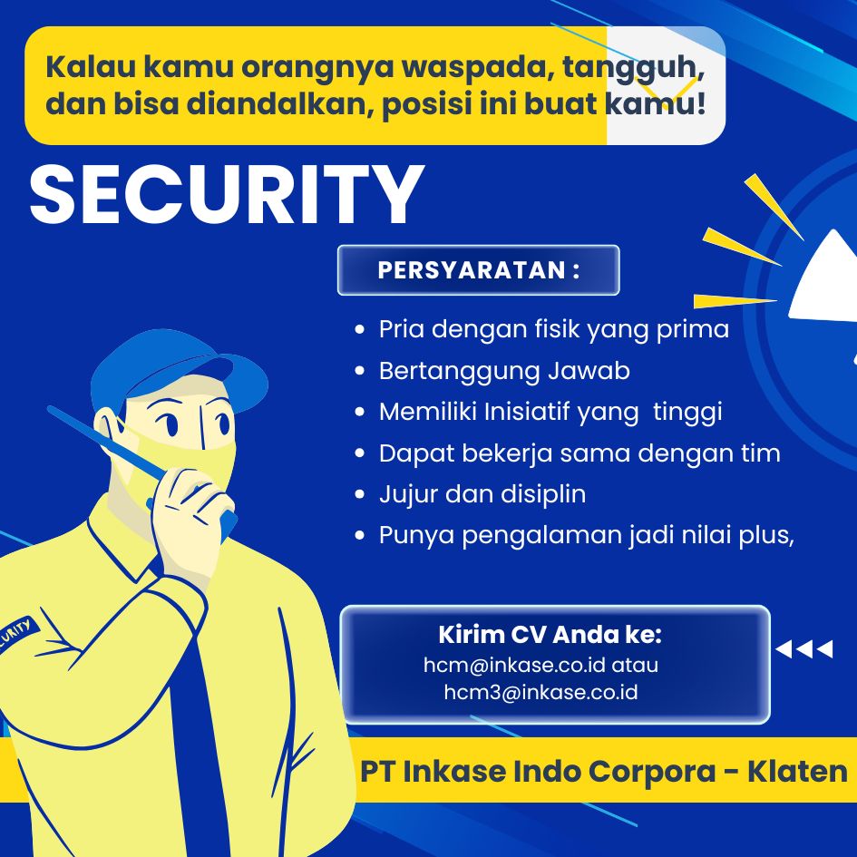 Lowongan Kerja Security