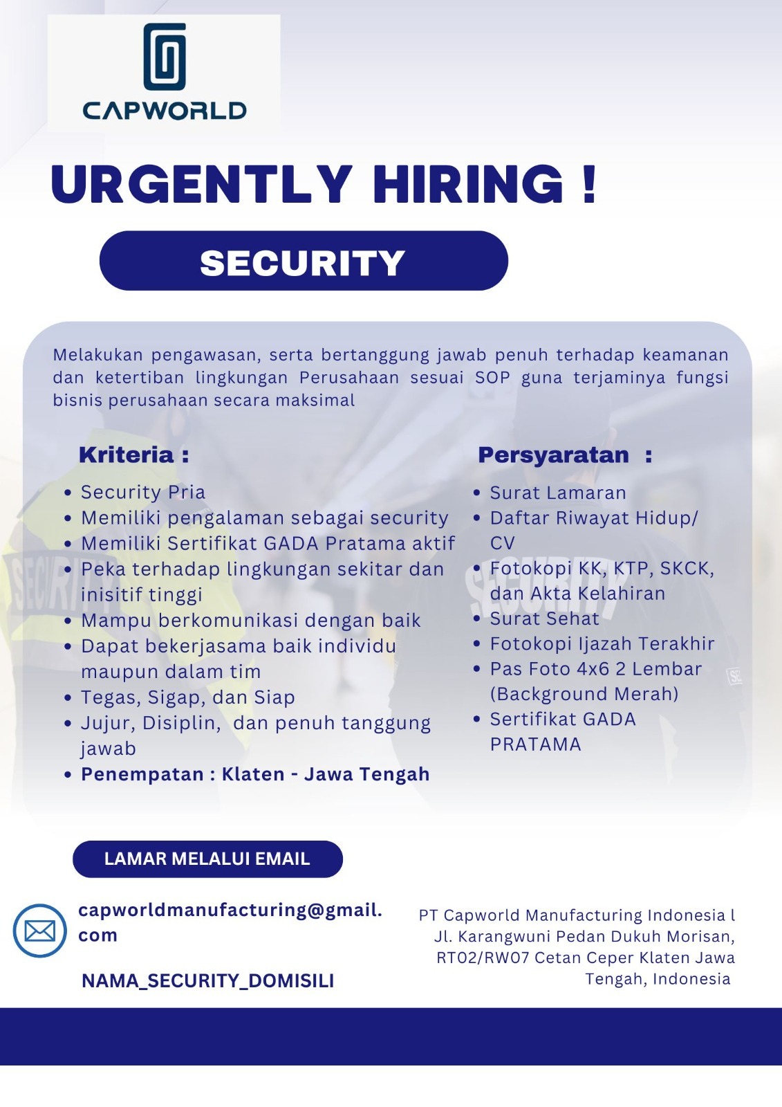 SECURITY 