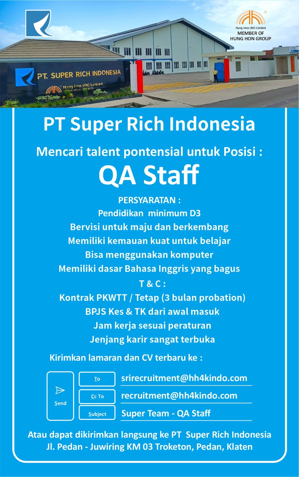 Quality Assurance Staff