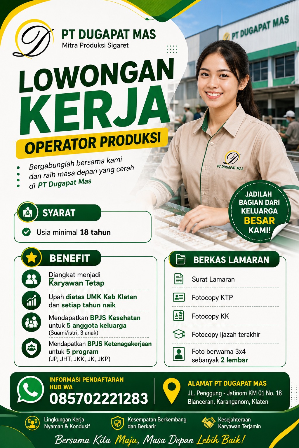 OPERATOR PRODUKSI