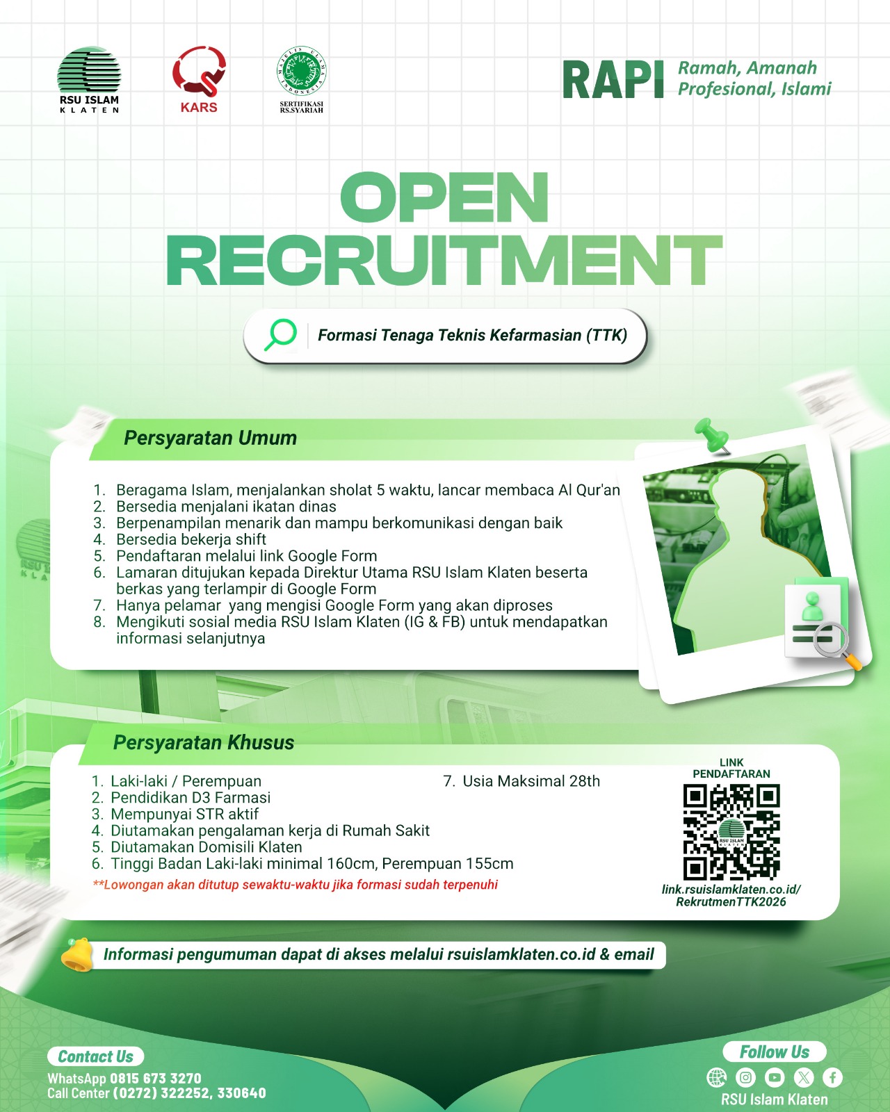 TTK (Tenaga Teknis Kefarmasian)